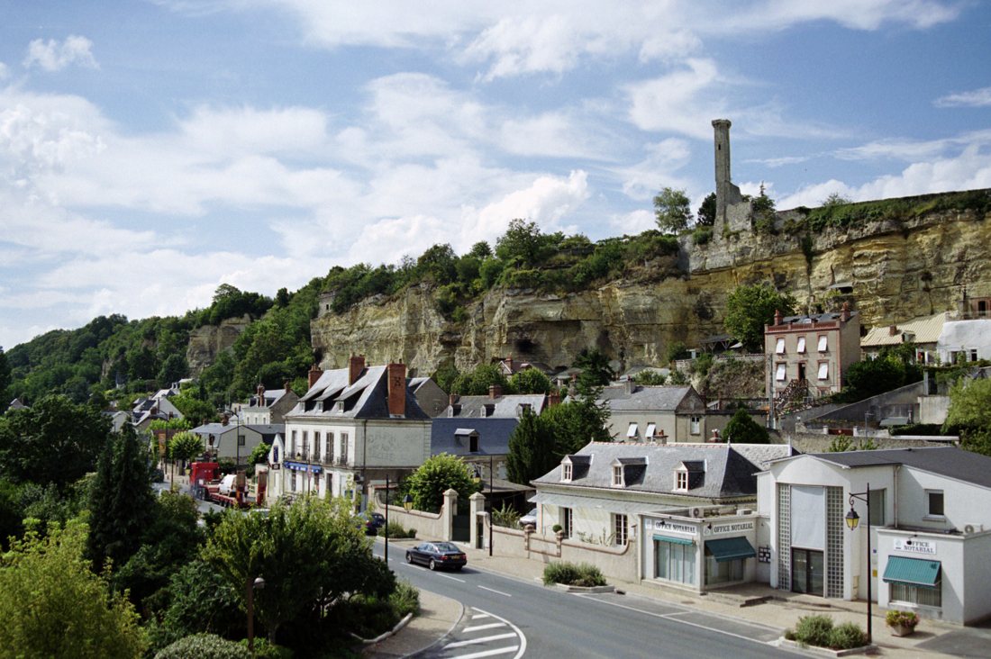 Toitures et bâti de Rochecorbon (37210), en Indre-et-Loire